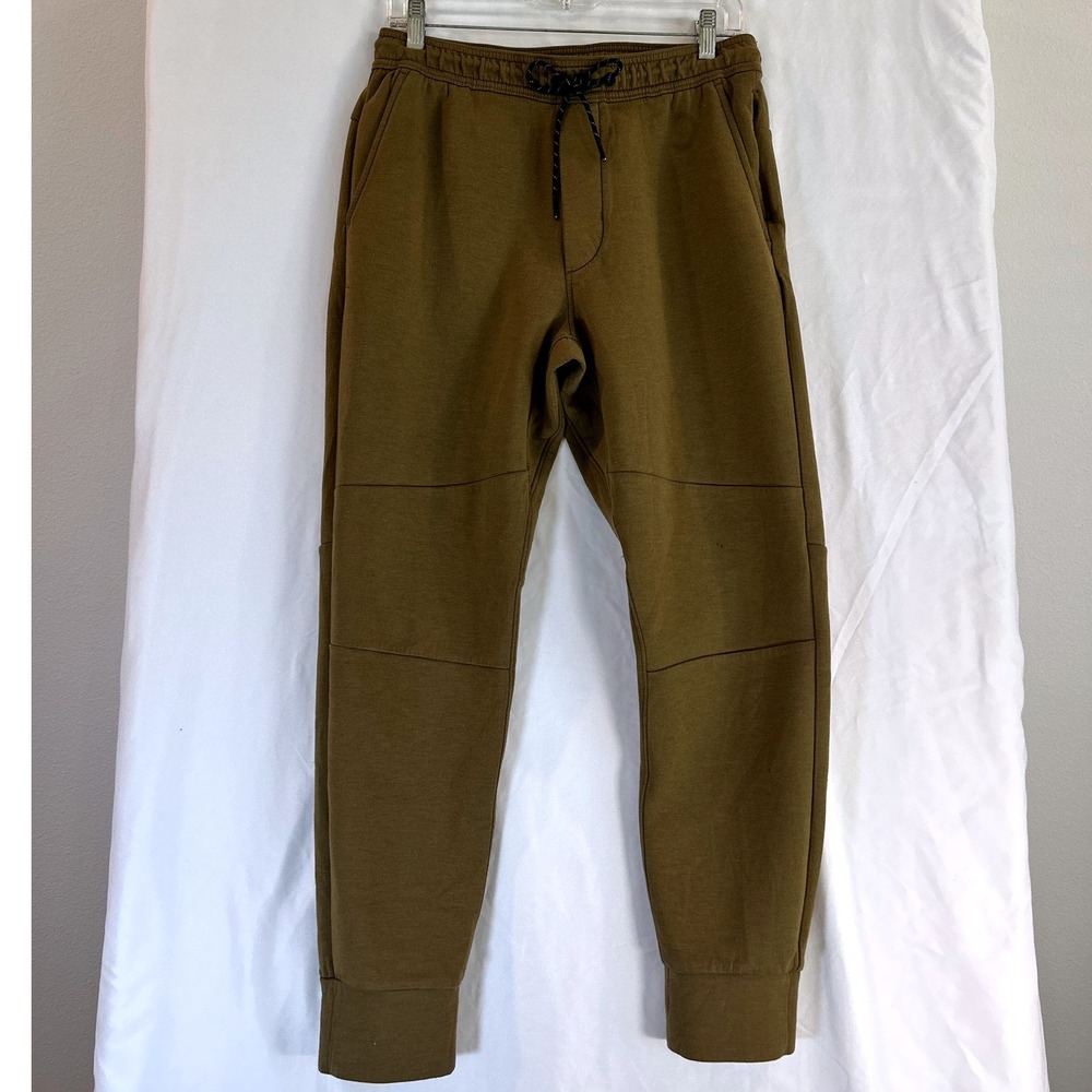 American Eagle Men Brown Active 24/7 Joggers Tapered Sweatpants Medium